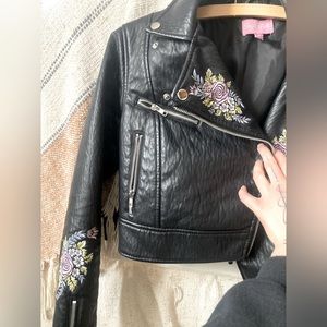 Sugar Thrillz Vegan Leather Jacket M - NWOT